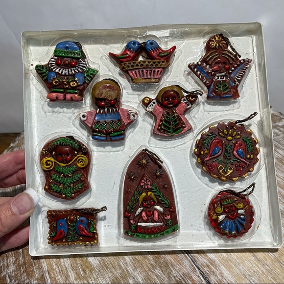 Holiday Vintage Wax Ornaments Set Of 1 Poshmark
